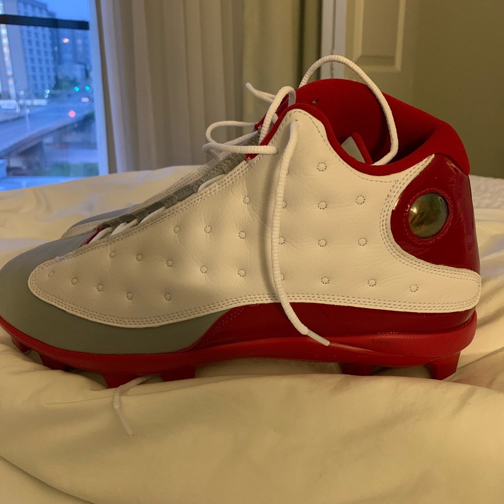 Air Jordan Retro 13 MCS (Grey Toe) Baseball Cleats